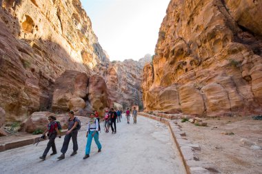 Petra in Jordan clipart