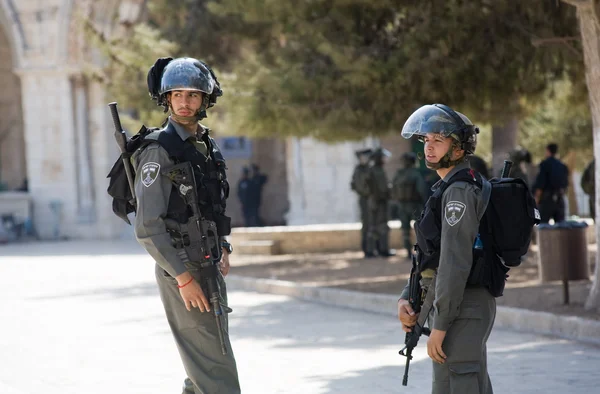 Israelische Polizisten — Stockfoto