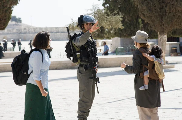 Ufficiale di polizia israeliano — Foto Stock