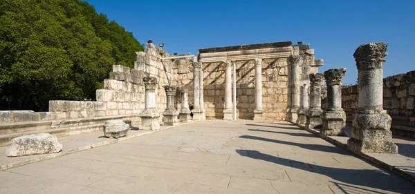 De synagoge des Capernaum — Stockfoto