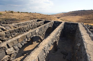 Remains in Korazim clipart
