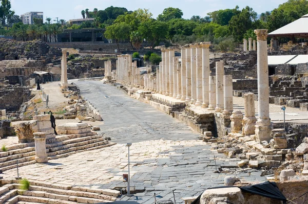 Ruinerna av Beit She'an — Stockfoto