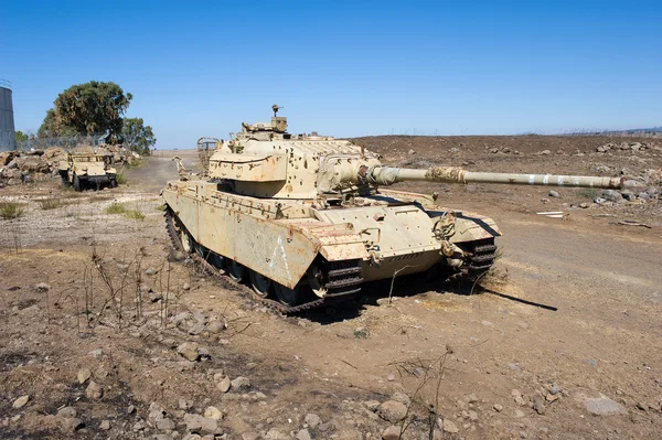 센츄리 탱크 yom kippur 전쟁의 왼쪽 — 스톡 사진
