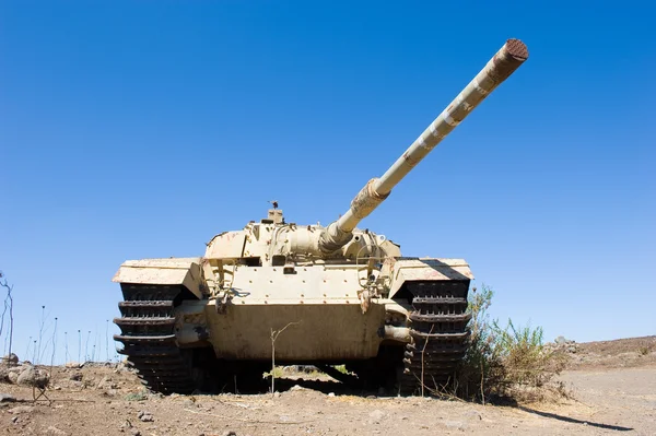 Tanque Centurion à esquerda da guerra do yom kippur — Fotografia de Stock