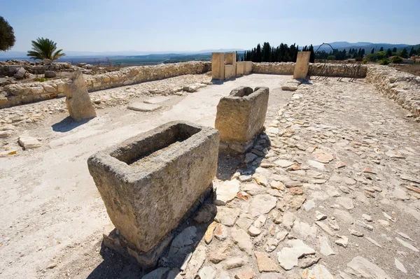 Tel megiddo parque nacional — Fotografia de Stock