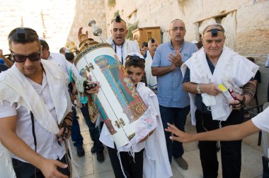 Bar Mitzvah töreni, ağlama duvarı