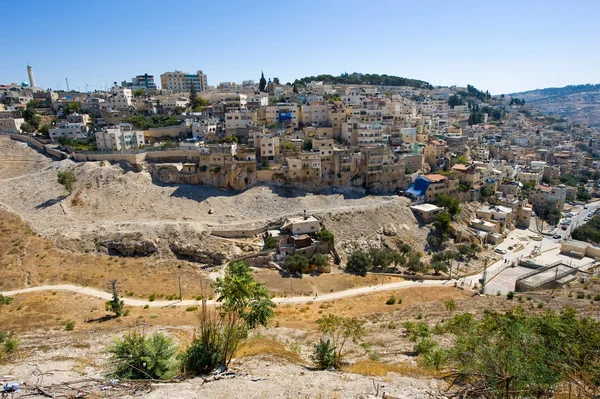 Kidron vallei in Jeruzalem — Stockfoto