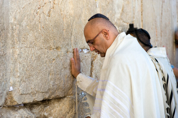 Wailing wall in Jerusalem