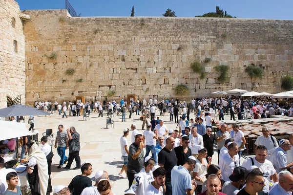 Wailing wall in Jerusalem — Stock Photo, Image