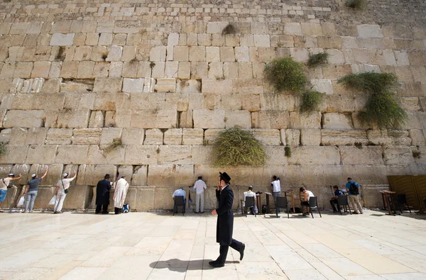 Wailing wall in Jerusalem — Stock Photo, Image