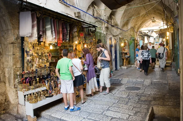 Compras en Jerusalén — Foto de Stock