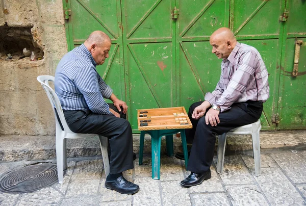 Gamão em jerusalem — Fotografia de Stock