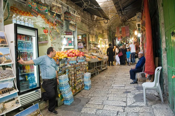 Tiendas en Jerusalén — Foto de Stock