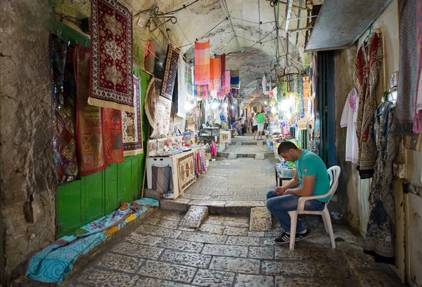 Tiendas en Jerusalén — Foto de Stock