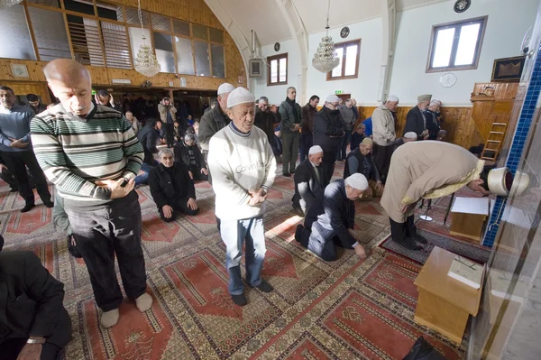 Modlil se v mešitě — Stock fotografie