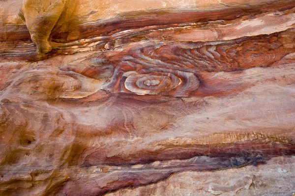 Rocks in Petra in Jordan — Stock Photo, Image