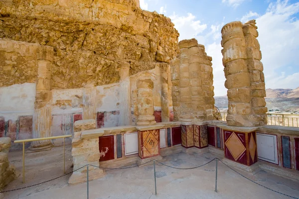 Masada in Israël Stockafbeelding