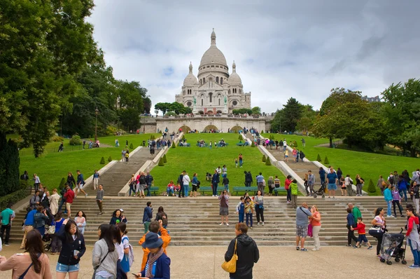 Sacré-coeur i paris — Stockfoto