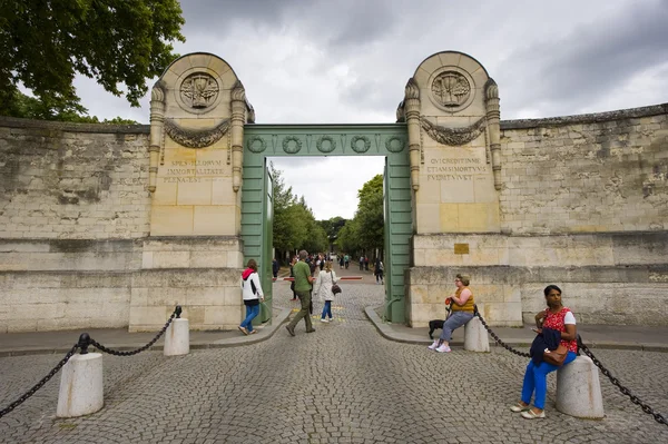 Entrada de Pere Lachaise — Fotografia de Stock