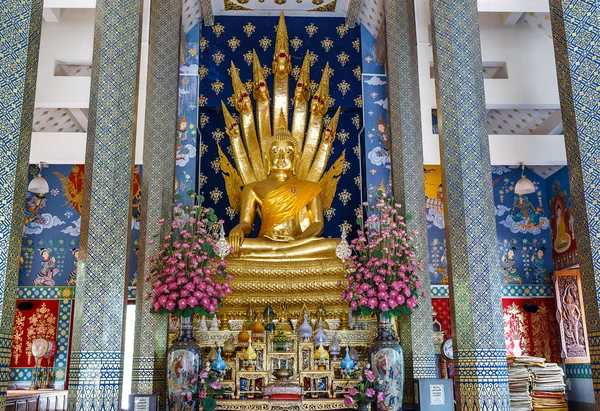 Buda Nakprok na igreja de wat phra que cho hae — Fotografia de Stock