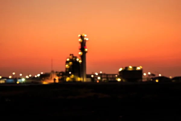 Planta eléctrica y cielo atardecer —  Fotos de Stock