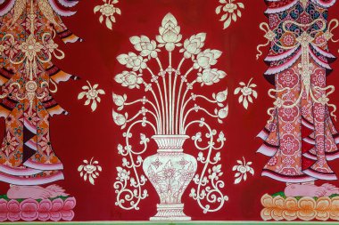 Phrae, Bangkok, Tayland, 7 Şubat 2016: Tay archite sanatı