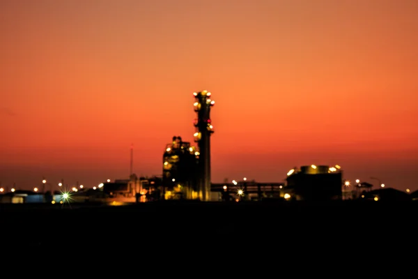 Planta eléctrica y cielo atardecer —  Fotos de Stock