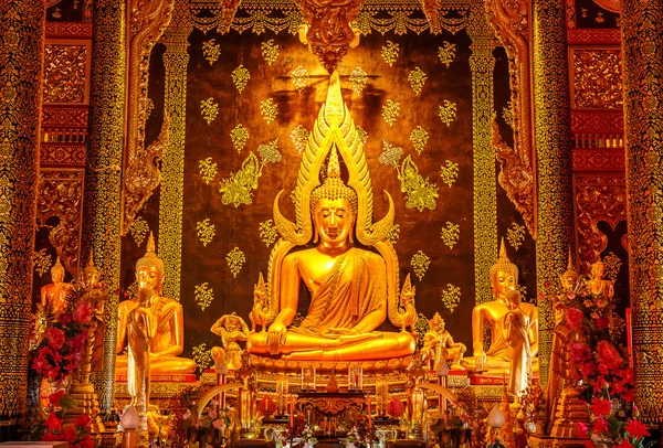 Wat phra Buda heykeli suthon mongkol khiri Tapınak — Stok fotoğraf