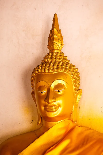 Buddha nel tempio nella provincia di Ayuttaya Thailandia — Foto Stock