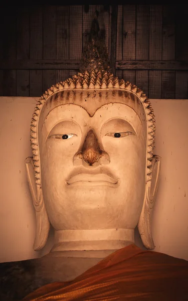 Buddha in  Temple  at Ayuttaya Province Thailand — Stock Photo, Image