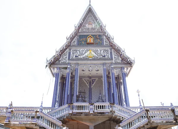 Beautiful Buddhist church with sky in Chantaburi, Thailand — Stock Photo, Image