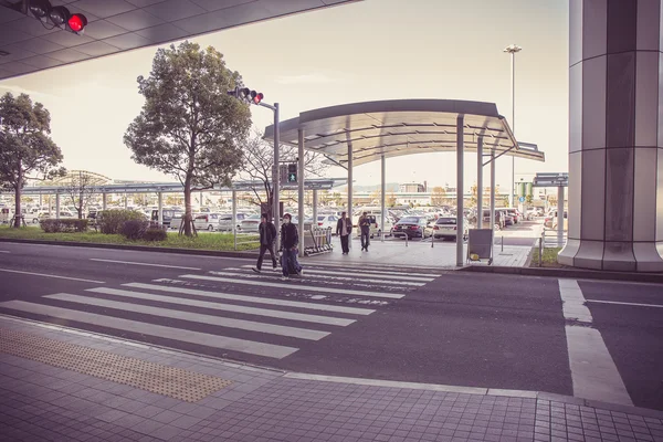 Fukuoka, Japão - 22 de março de 2016 - Aeroporto de Fukuoka é o aeroporto de passageiros mais movimentado do Japão para quatro . — Fotografia de Stock