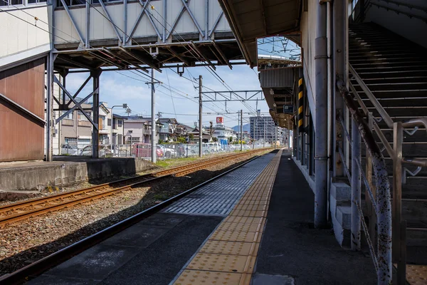Ιαπωνία σιδηροδρομικό σταθμό — Φωτογραφία Αρχείου