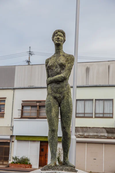 Tamanna Japon 23 mars 2016 : La statue est un symbole de la gare du Japon, Tamana . — Photo