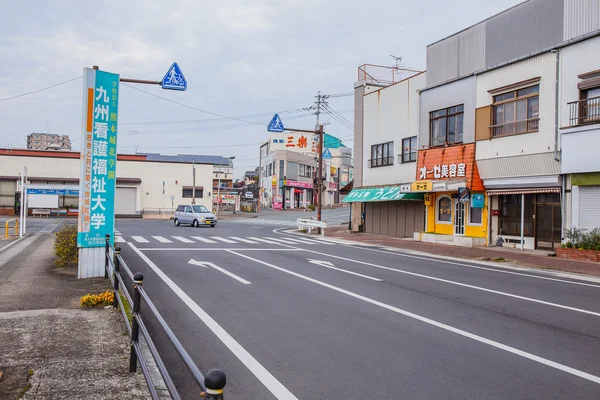 Tamana, Japán - március 23, 2016: tamana Road vasútállomás j — Stock Fotó