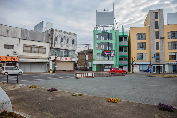 Tamanna Japon 23 mars 2016 : le parking du train stati — Photo