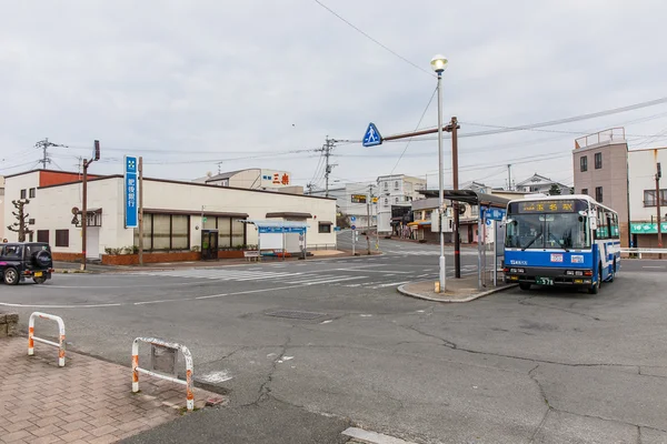 Tamanna Japan March 23, 2016: the parking lot of the train stati — Stock Photo, Image