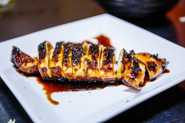 ızgara kalamar stil Japonya