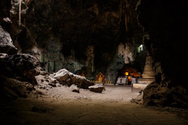 : Phetchaburi, Thailand-14,2016 olabilir: Khao Luang mağara, bir 