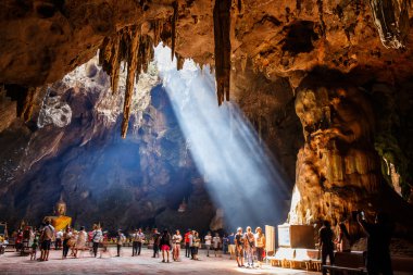 : Phetchaburi, Thailand-14,2016 olabilir: Khao Luang mağara, bir 