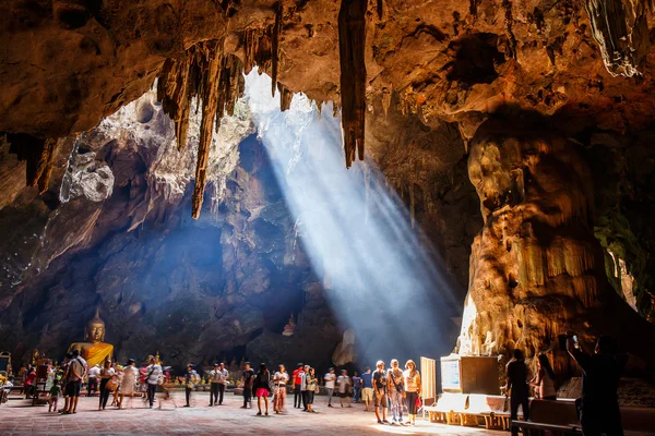 Phetchaburi, Thailand -May 14,2016: Khao Luang Cave, one of the — Stock Photo, Image