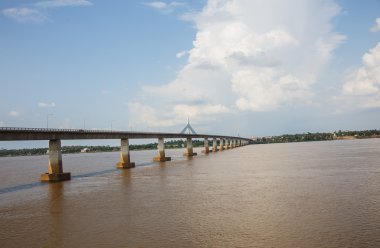 Mukdahan, Tayland Mekong Nehri Köprüsü