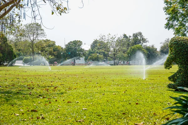 Sprinkler gramado de rega — Fotografia de Stock