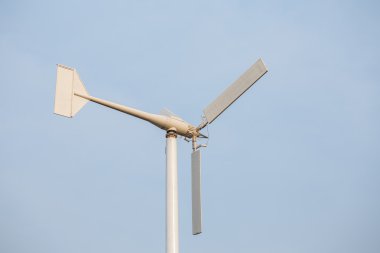 Rüzgar türbinleri üzerinde sky