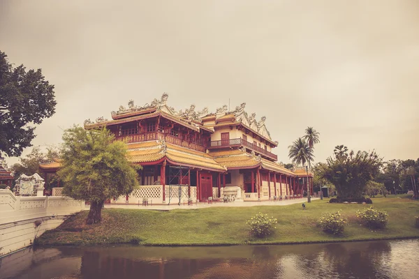 Bang Pa in paleis, Keizerlijk Paleis Hofburg Ayutthaya, Thailand. — Stockfoto