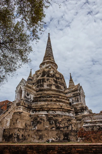 Ayutthaya, Thailand -MAY 21,2016: Wat Sri Sanphet landmark cultural organization UNESCO, which was registered as a World Heritage Ayutthaya, Thailand.