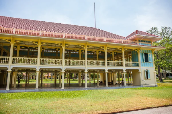 Phetchaburi, Thaïlande - 14 mai 2016 : Palais Mrigadayavan. Le Palais d'été est la résidence privée du roi Rama IV, situé à Cha Am. Phetchaburi — Photo