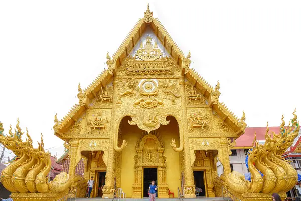 Świątynia Sri Pan Ton, Prowincja Nan. — Zdjęcie stockowe