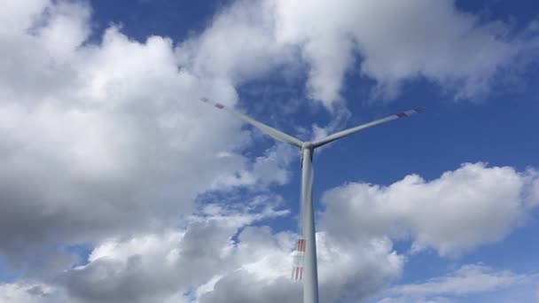 Wind turbine generatoren — Stockvideo