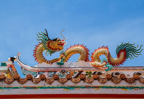 Ejderha Çin Tapınak — Stok fotoğraf